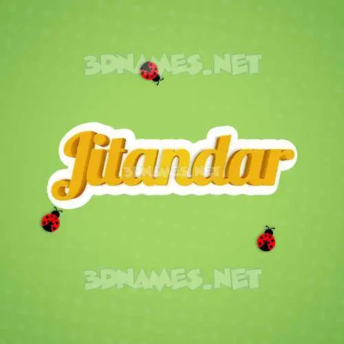 jitandar in Ladybugs style - 3D name wallpaper jitandar in Ladybugs style - 3D name wallpaper