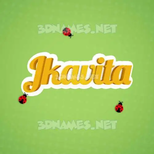 jkavita in Ladybugs style - 3D name wallpaper jkavita in Ladybugs style - 3D name wallpaper