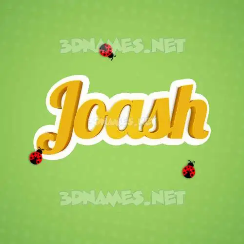 joash in Ladybugs style - 3D name wallpaper joash in Ladybugs style - 3D name wallpaper