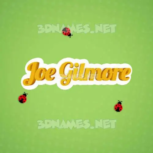 joe gilmore in Ladybugs style - 3D name wallpaper joe gilmore in Ladybugs style - 3D name wallpaper