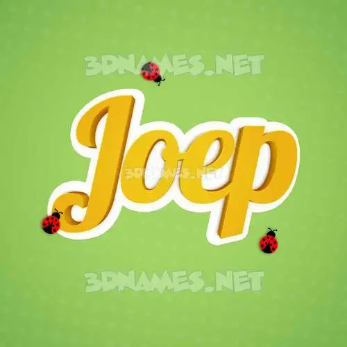 joep in Ladybugs style - 3D name wallpaper joep in Ladybugs style - 3D name wallpaper