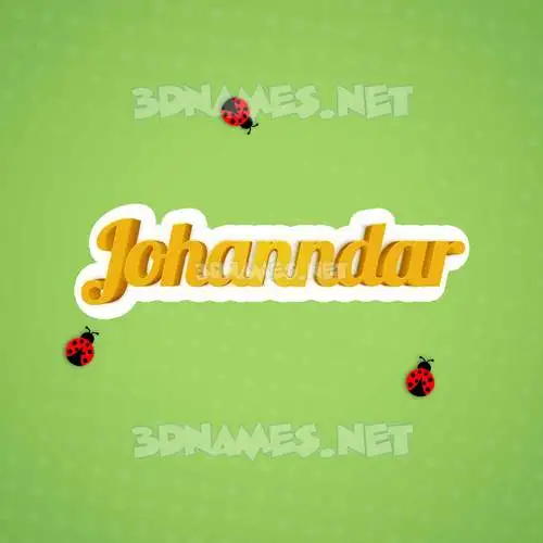 johanndar in Ladybugs style - 3D name wallpaper johanndar in Ladybugs style - 3D name wallpaper