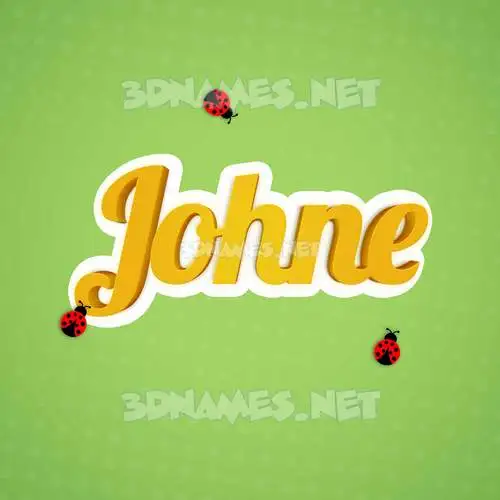 johne in Ladybugs style - 3D name wallpaper johne in Ladybugs style - 3D name wallpaper