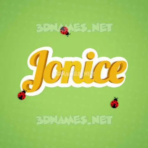 jonice in Ladybugs style - 3D name wallpaper jonice in Ladybugs style - 3D name wallpaper