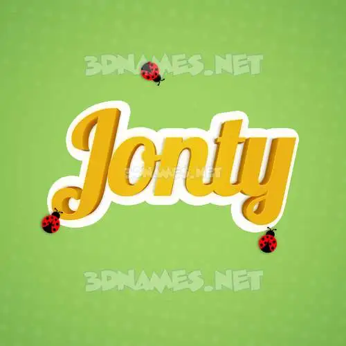 jonty in Ladybugs style - 3D name wallpaper jonty in Ladybugs style - 3D name wallpaper