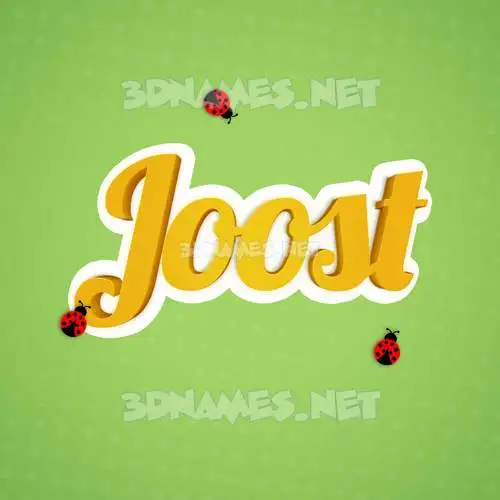 joost in Ladybugs style - 3D name wallpaper joost in Ladybugs style - 3D name wallpaper