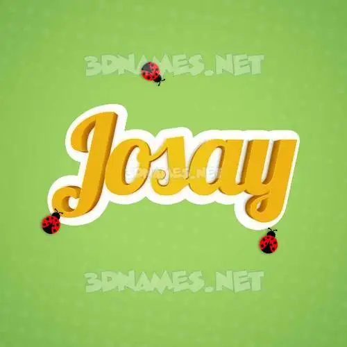 josay in Ladybugs style - 3D name wallpaper josay in Ladybugs style - 3D name wallpaper