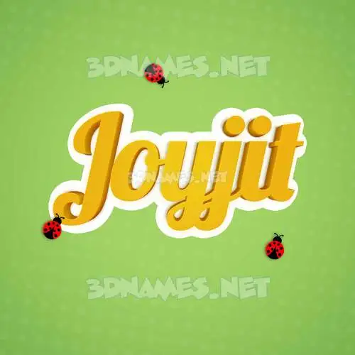 joyjit in Ladybugs style - 3D name wallpaper joyjit in Ladybugs style - 3D name wallpaper