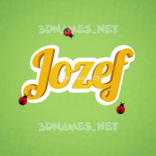 jozef in Ladybugs style - 3D name wallpaper jozef in Ladybugs style - 3D name wallpaper