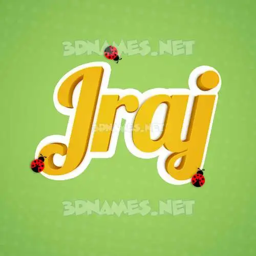 jraj in Ladybugs style - 3D name wallpaper jraj in Ladybugs style - 3D name wallpaper
