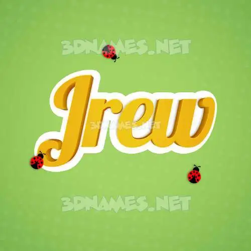 jrew in Ladybugs style - 3D name wallpaper jrew in Ladybugs style - 3D name wallpaper