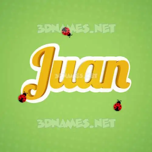 juan in Ladybugs style - 3D name wallpaper juan in Ladybugs style - 3D name wallpaper