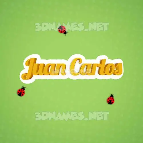 juan carlos in Ladybugs style - 3D name wallpaper juan carlos in Ladybugs style - 3D name wallpaper