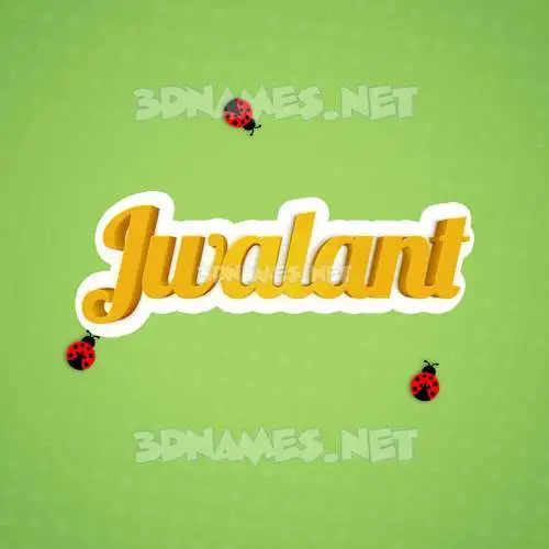 jwalant in Ladybugs style - 3D name wallpaper jwalant in Ladybugs style - 3D name wallpaper