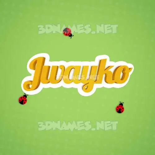 jwayko in Ladybugs style - 3D name wallpaper jwayko in Ladybugs style - 3D name wallpaper