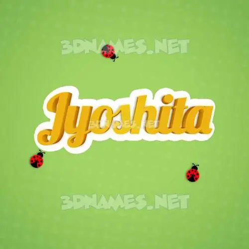 jyoshita in Ladybugs style - 3D name wallpaper jyoshita in Ladybugs style - 3D name wallpaper