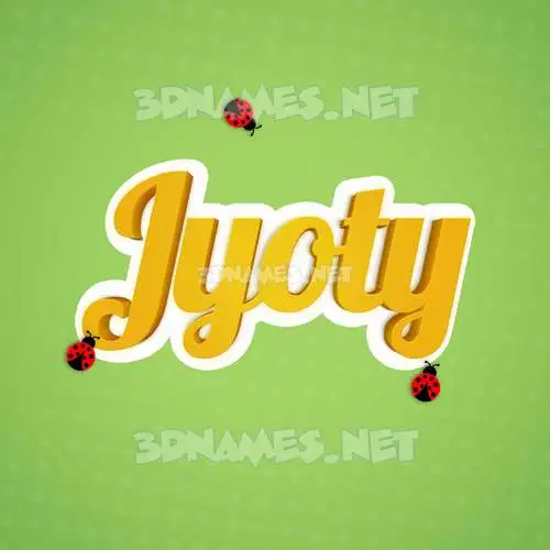 jyoty in Ladybugs style - 3D name wallpaper jyoty in Ladybugs style - 3D name wallpaper
