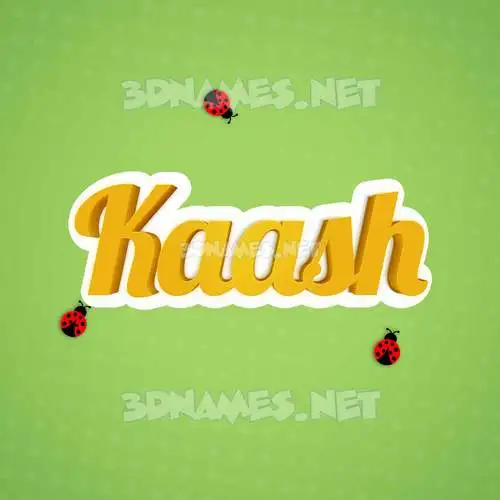 kaash in Ladybugs style - 3D name wallpaper kaash in Ladybugs style - 3D name wallpaper