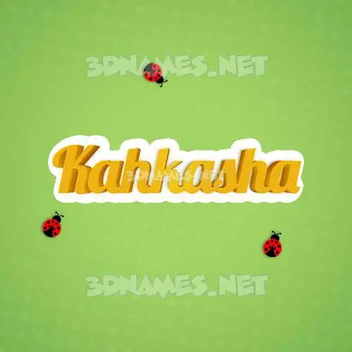 kahkasha in Ladybugs style - 3D name wallpaper kahkasha in Ladybugs style - 3D name wallpaper