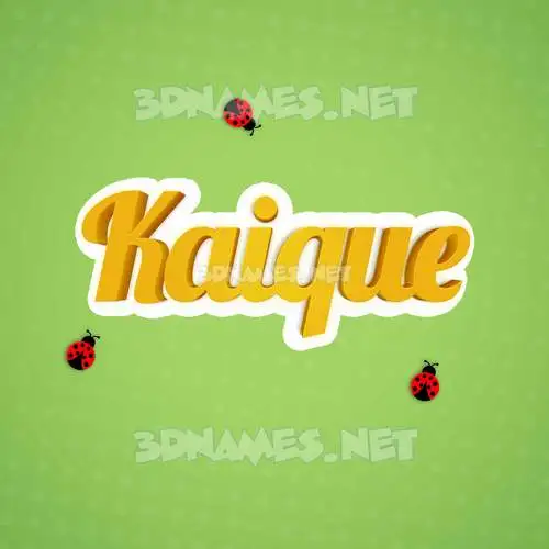 kaique in Ladybugs style - 3D name wallpaper kaique in Ladybugs style - 3D name wallpaper