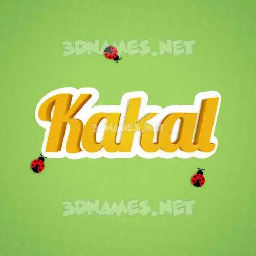 kakal in Ladybugs style - 3D name wallpaper kakal in Ladybugs style - 3D name wallpaper