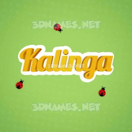 kalinga in Ladybugs style - 3D name wallpaper kalinga in Ladybugs style - 3D name wallpaper