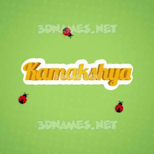 kamakshya in Ladybugs style - 3D name wallpaper kamakshya in Ladybugs style - 3D name wallpaper