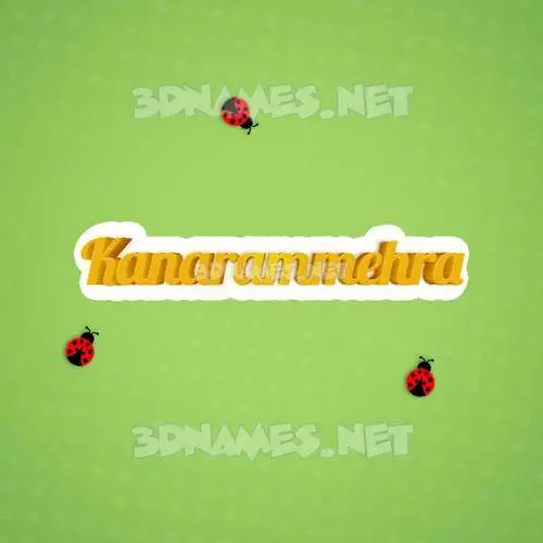 kanarammehra in Ladybugs style - 3D name wallpaper kanarammehra in Ladybugs style - 3D name wallpaper