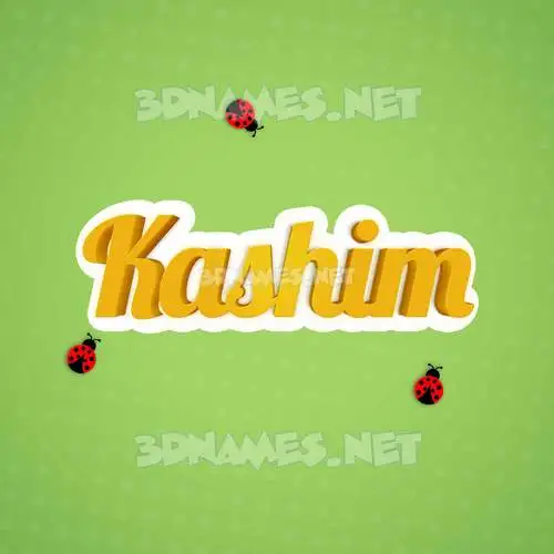 kashim in Ladybugs style - 3D name wallpaper kashim in Ladybugs style - 3D name wallpaper