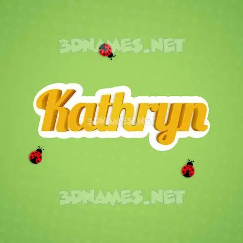 kathryn in Ladybugs style - 3D name wallpaper kathryn in Ladybugs style - 3D name wallpaper
