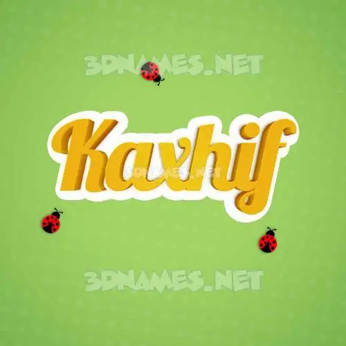 kaxhif in Ladybugs style - 3D name wallpaper kaxhif in Ladybugs style - 3D name wallpaper