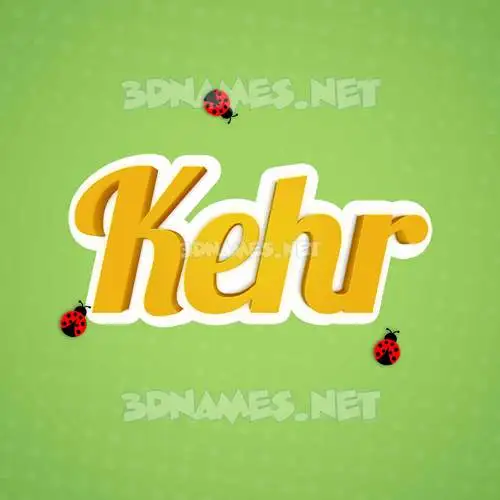 kehr in Ladybugs style - 3D name wallpaper kehr in Ladybugs style - 3D name wallpaper