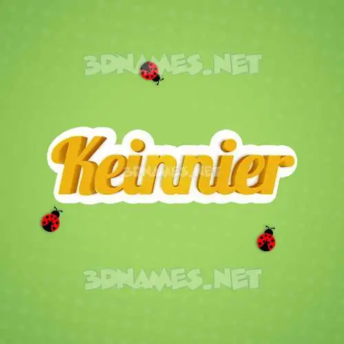 keinnier in Ladybugs style - 3D name wallpaper keinnier in Ladybugs style - 3D name wallpaper