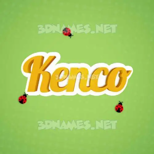 kenco in Ladybugs style - 3D name wallpaper kenco in Ladybugs style - 3D name wallpaper