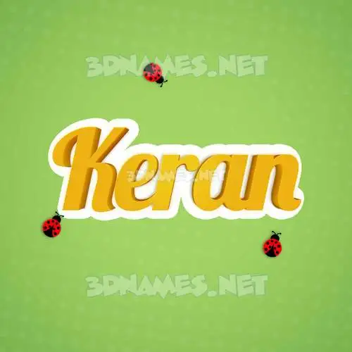 keran in Ladybugs style - 3D name wallpaper keran in Ladybugs style - 3D name wallpaper