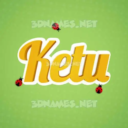ketu in Ladybugs style - 3D name wallpaper ketu in Ladybugs style - 3D name wallpaper