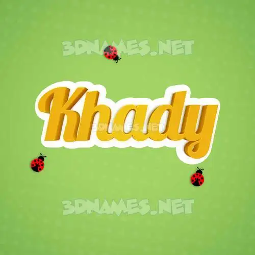 khady in Ladybugs style - 3D name wallpaper khady in Ladybugs style - 3D name wallpaper