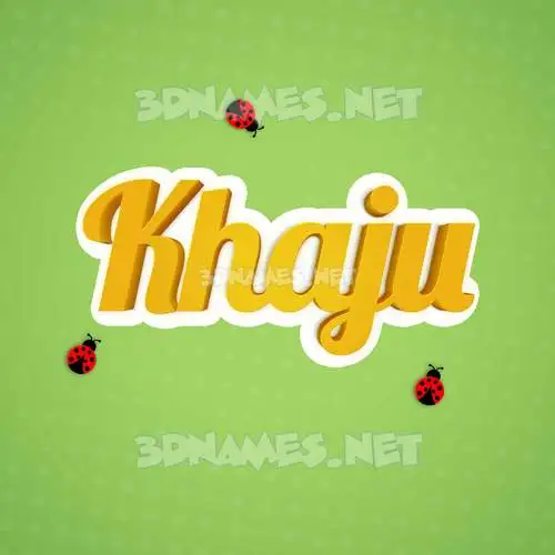 khaju in Ladybugs style - 3D name wallpaper khaju in Ladybugs style - 3D name wallpaper