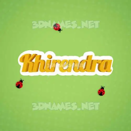khirendra in Ladybugs style - 3D name wallpaper khirendra in Ladybugs style - 3D name wallpaper