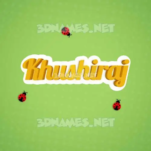 khushiraj in Ladybugs style - 3D name wallpaper khushiraj in Ladybugs style - 3D name wallpaper