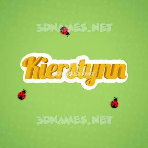 kierstynn in Ladybugs style - 3D name wallpaper kierstynn in Ladybugs style - 3D name wallpaper