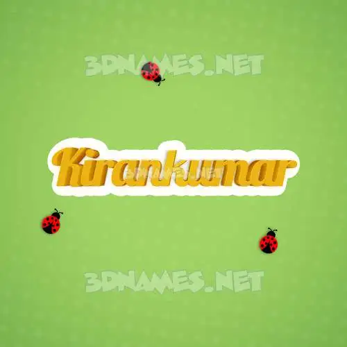 kirankumar in Ladybugs style - 3D name wallpaper kirankumar in Ladybugs style - 3D name wallpaper