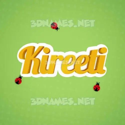 kireeti in Ladybugs style - 3D name wallpaper kireeti in Ladybugs style - 3D name wallpaper