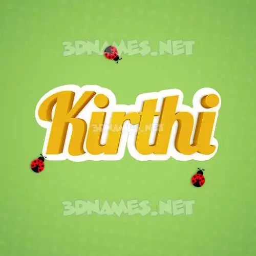 kirthi in Ladybugs style - 3D name wallpaper kirthi in Ladybugs style - 3D name wallpaper