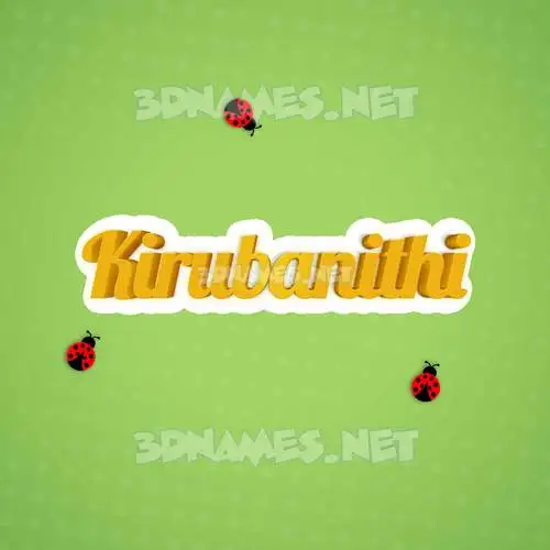 kirubanithi in Ladybugs style - 3D name wallpaper kirubanithi in Ladybugs style - 3D name wallpaper