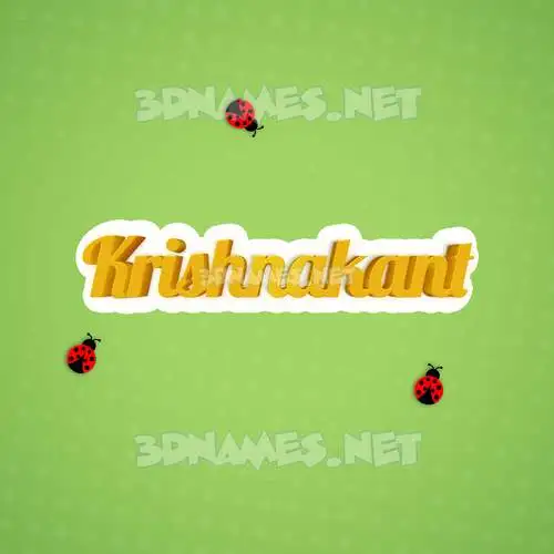 krishnakant in Ladybugs style - 3D name wallpaper krishnakant in Ladybugs style - 3D name wallpaper
