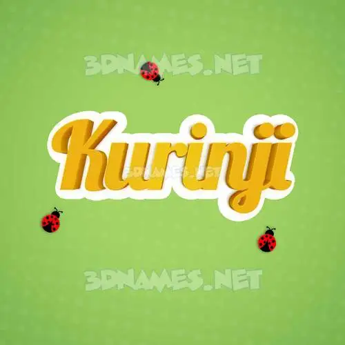 kurinji in Ladybugs style - 3D name wallpaper kurinji in Ladybugs style - 3D name wallpaper