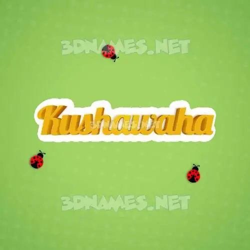 kushawaha in Ladybugs style - 3D name wallpaper kushawaha in Ladybugs style - 3D name wallpaper