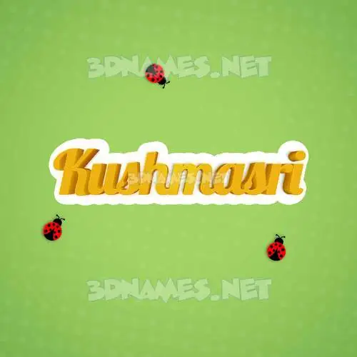 kushmasri in Ladybugs style - 3D name wallpaper kushmasri in Ladybugs style - 3D name wallpaper