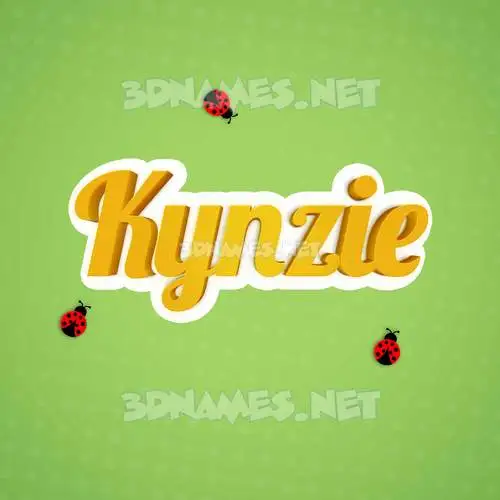 kynzie in Ladybugs style - 3D name wallpaper kynzie in Ladybugs style - 3D name wallpaper